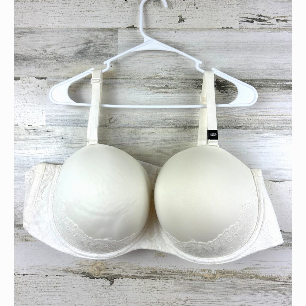 Torrid Womens 50DD White Lace Multiway Strapless Underwire Bra NEW